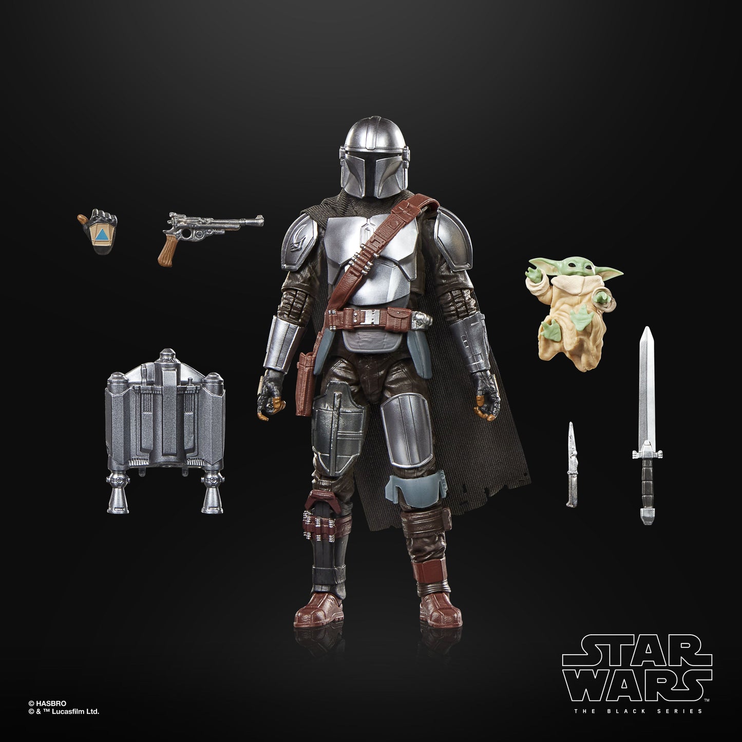 Vintage Hasbro Star Wars Pre-Order Pre-Order The Mandalorian & Grogu Deluxe - #01 - Hasbro Black Series (2026)