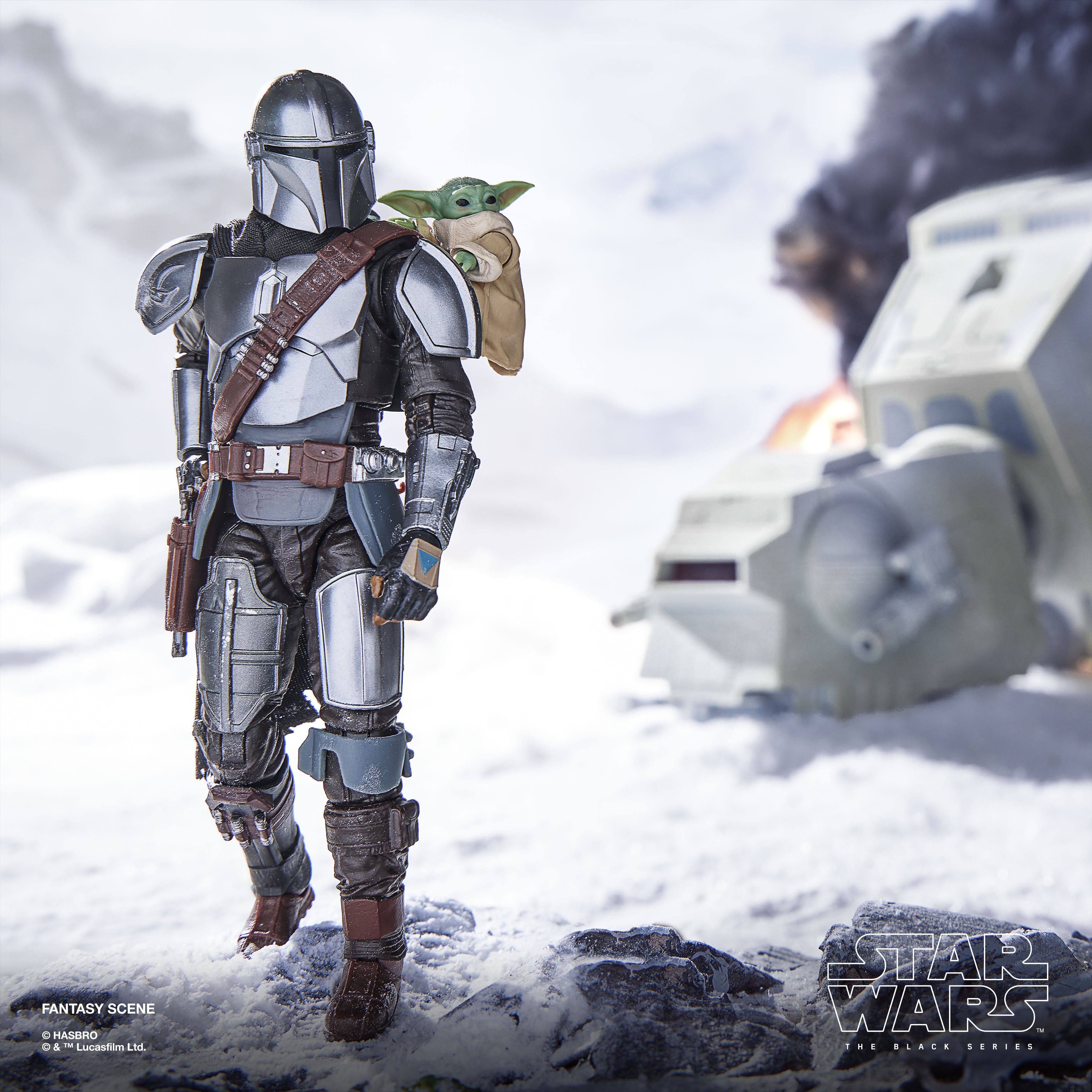 The Mandalorian & Grogu Deluxe WHITE BOX - #01 - Hasbro Black