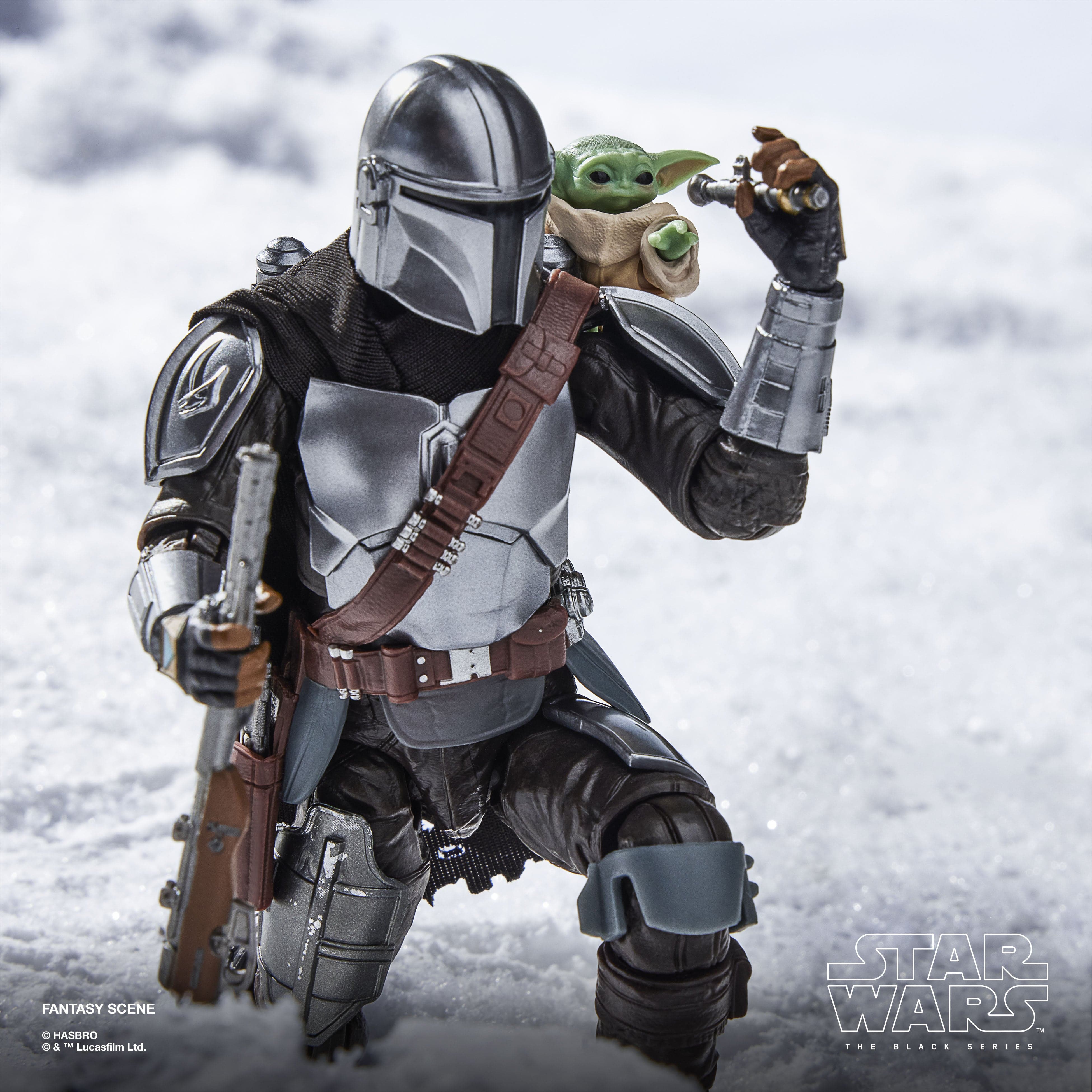 The Mandalorian & Grogu Deluxe WHITE BOX - #01 - Hasbro Black