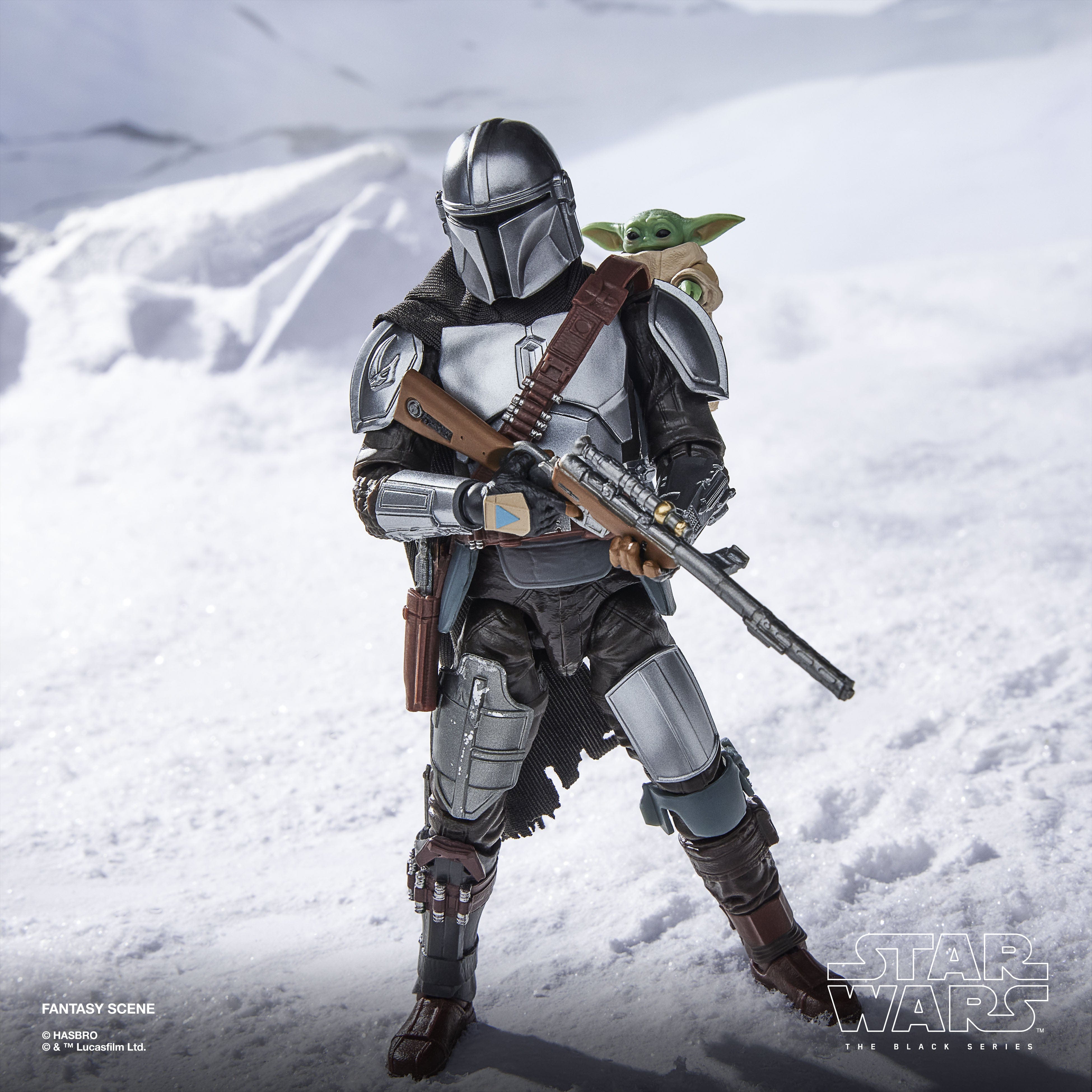 The Mandalorian & Grogu Deluxe WHITE BOX - #01 - Hasbro Black