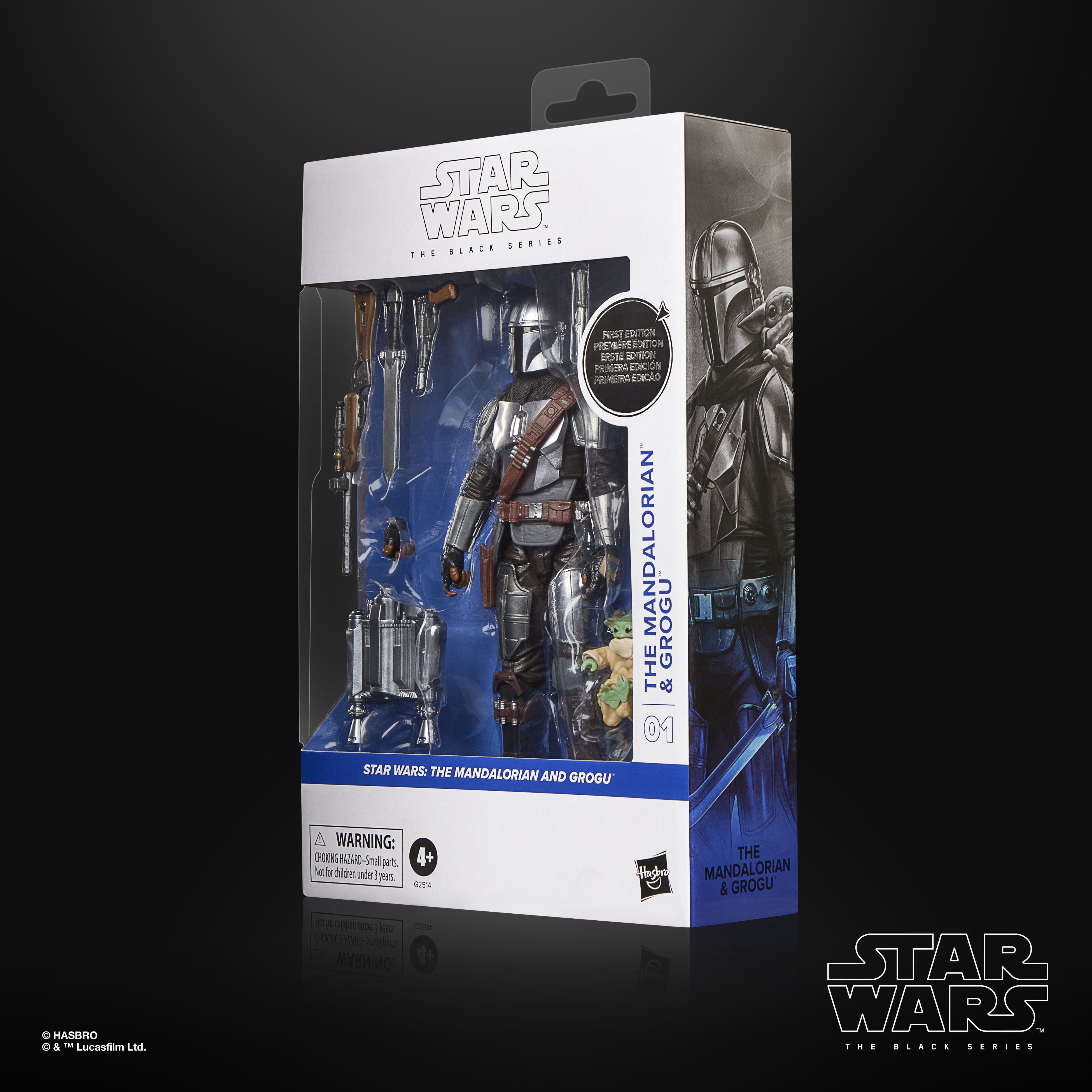 The Mandalorian & Grogu Deluxe WHITE BOX - #01 - Hasbro Black