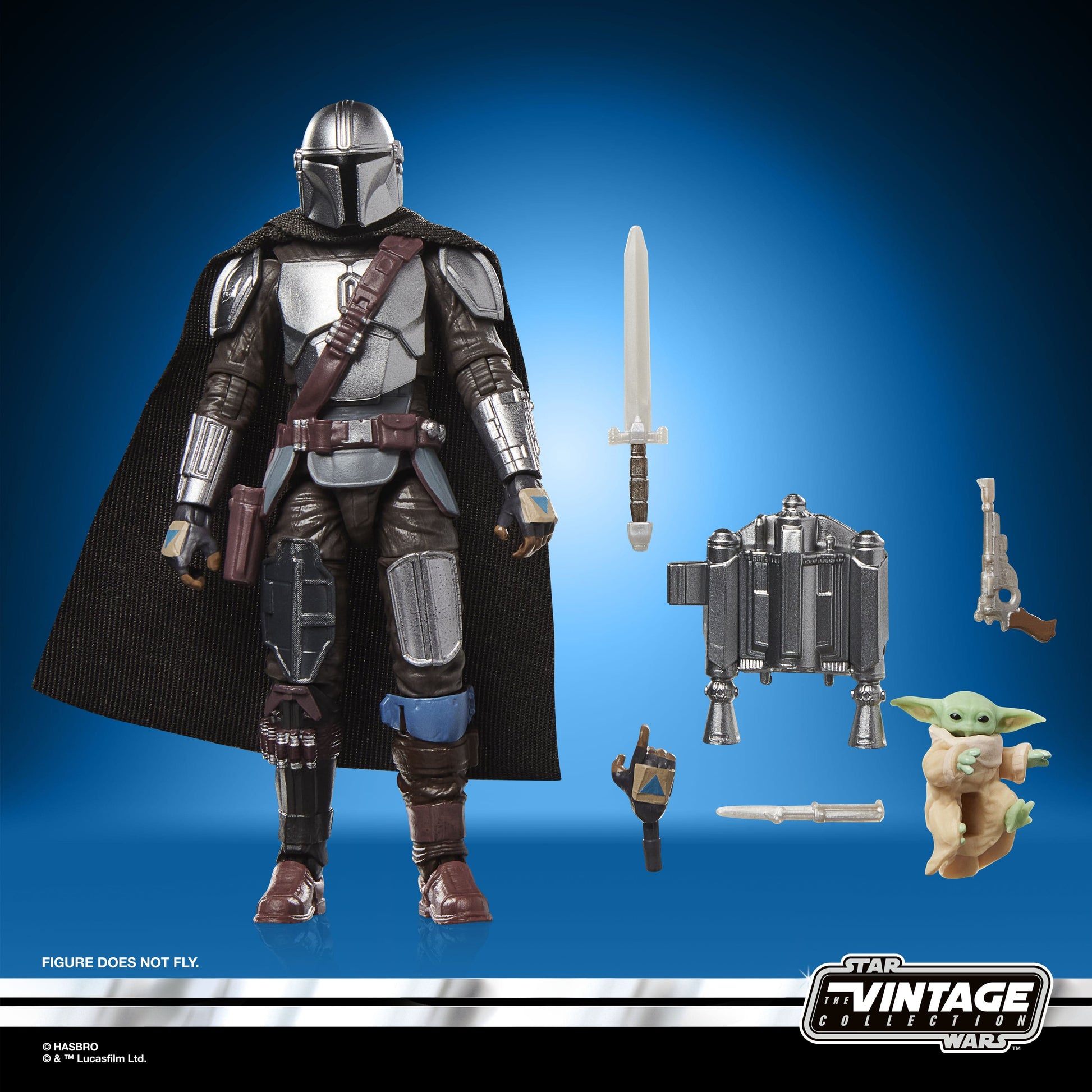 Vintage Hasbro Star Wars Pre-Order Pre-Order VC395 The Mandalorian & Grogu Deluxe- Hasbro Vintage Collection