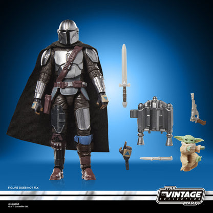 Vintage Hasbro Star Wars Pre-Order Pre-Order VC395 The Mandalorian & Grogu Deluxe- Hasbro Vintage Collection