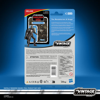 Vintage Hasbro Star Wars Pre-Order Pre-Order VC395 The Mandalorian & Grogu Deluxe- Hasbro Vintage Collection