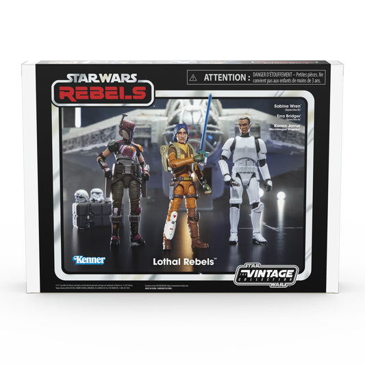 Vintage Hasbro Star Wars Pre-Order Pre-Order VC425, 426 & 427 Lothal Rebels Set 3 Pack (Ezra, Sabine & Kanan) - Hasbro Vintage Collection (2027)