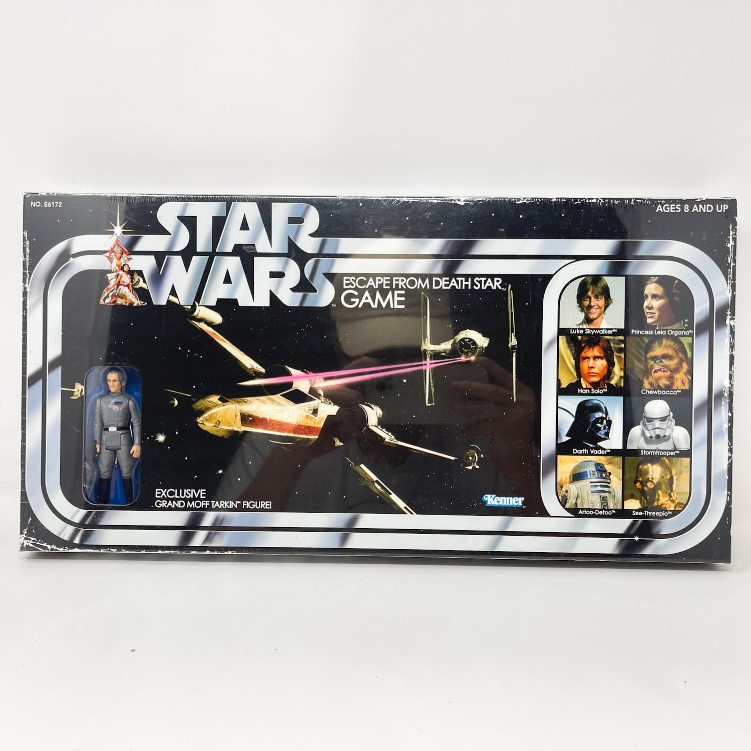 Vintage Hasbro Star Wars Retro Collection Escape The Death Star Game w/ Tarkin Figure - Hasbro Retro Collection