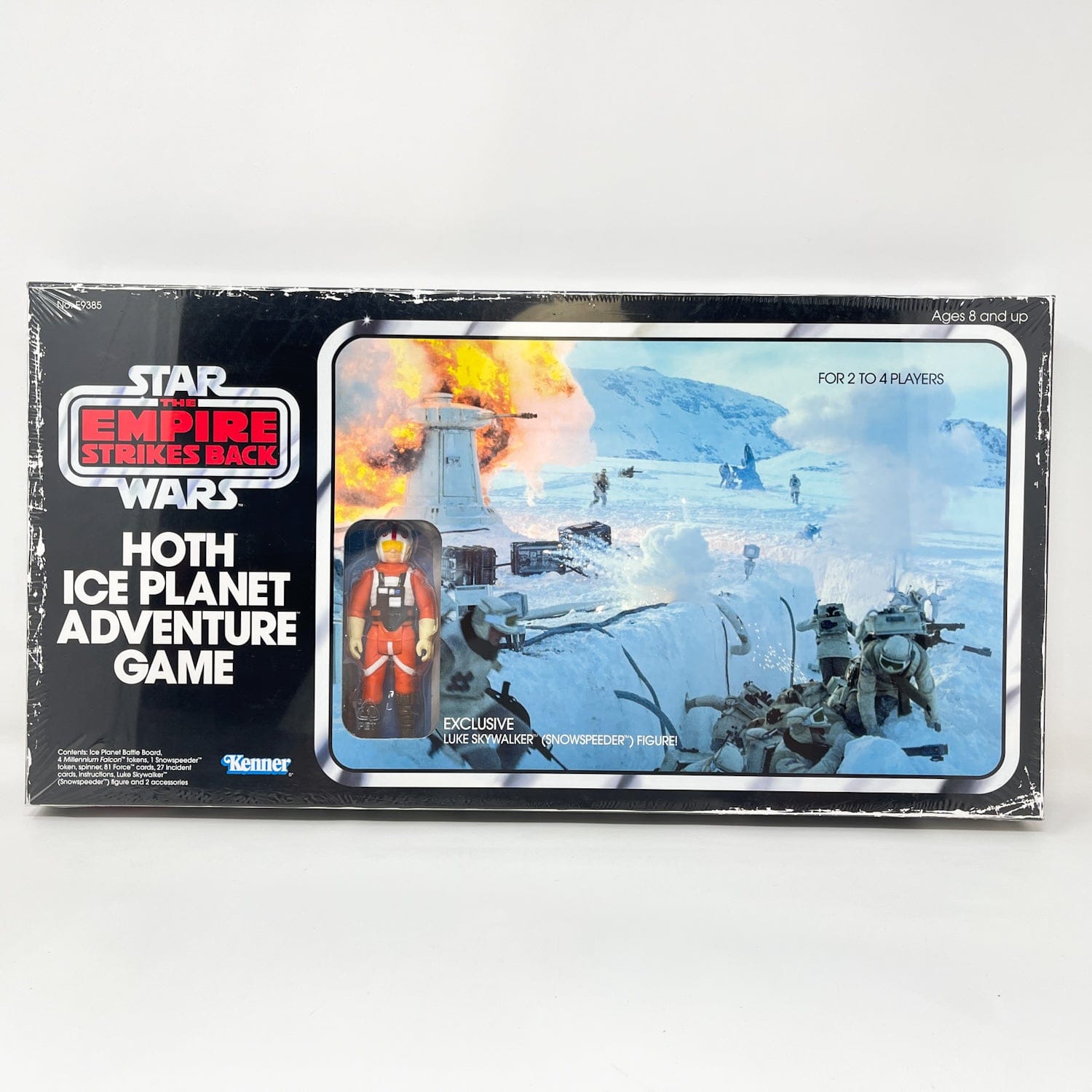 Hoth Ice Planet Game w/ Luke Skywalker (Snowspeeder)- Hasbro Retro