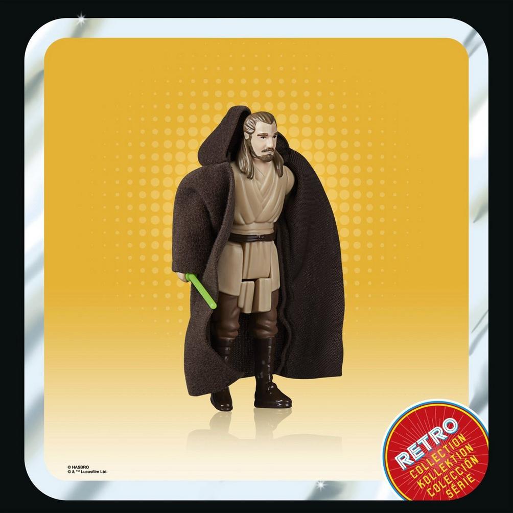 Vintage Hasbro Star Wars Retro Collection Qui-Gon Jinn - Retro Collection