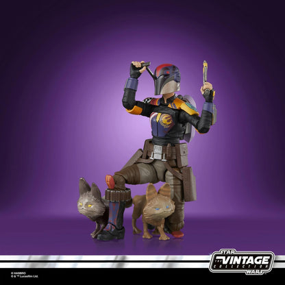 Vintage Hasbro Star Wars VC332 Sabine Wren & VC333 Chopper (C1-10P) 2 Pack (2024)- The Vintage Collection