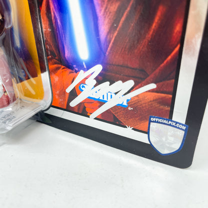 Vintage Hasbro Star Wars Vintage Collection Carded Ewan McGregor Autographed VC016 Obi Wan Kenobi FOIL ROTS 2010 - Hasbro The Vintage Collection