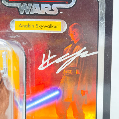 Vintage Hasbro Star Wars Vintage Collection Carded Hayden Christensen Autographed VC013 Anakin Skywalker FOIL - ROTS 2010 - Hasbro The Vintage Collection