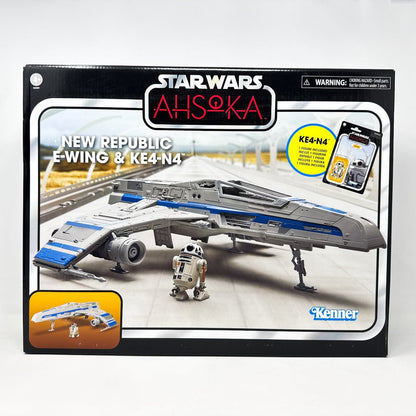 Vintage Hasbro Star Wars Vintage Collection Carded New Republic E-Wing & KE4-N4 - Hasbro Vintage Collection Ship & Figure (2024)