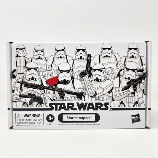 Vintage Hasbro Star Wars Vintage Collection Carded Stormtrooper Action Figure Set 4-pack - Hasbro The Vintage Collection (2021)
