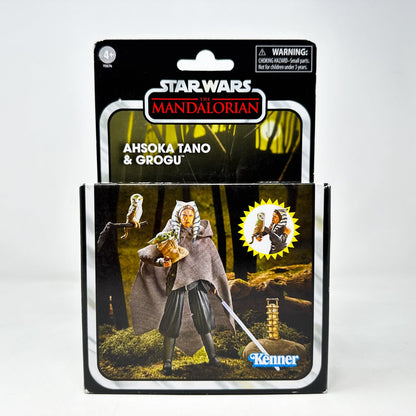 Vintage Hasbro Star Wars Vintage Collection Carded VC Ahsoka Tano & Grogu with Morai (Deluxe) - The Vintage Collection Hasbro Star Wars Figure
