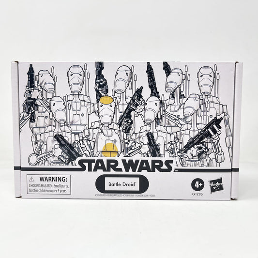 Vintage Hasbro Star Wars Vintage Collection Carded VC Battle Droid 4-pack  - The Vintage Collection Star Wars Hasbro Army Builder