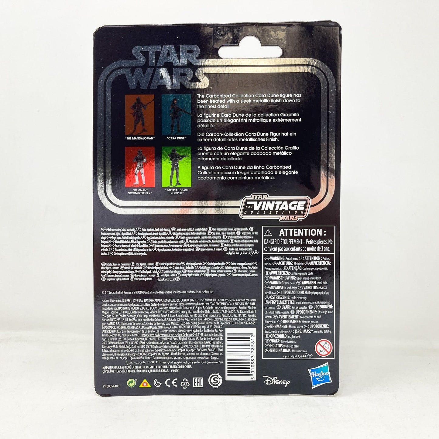 Vintage Hasbro Star Wars Vintage Collection Carded VC Cara Dune (Carbonized) - The Vintage Collection Hasbro Star Wars