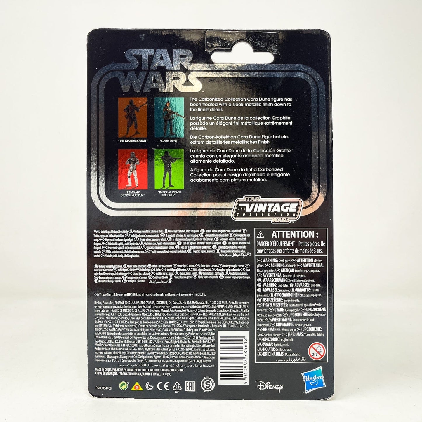 Vintage Hasbro Star Wars Vintage Collection Carded VC Cara Dune (Carbonized) - The Vintage Collection Hasbro Star Wars