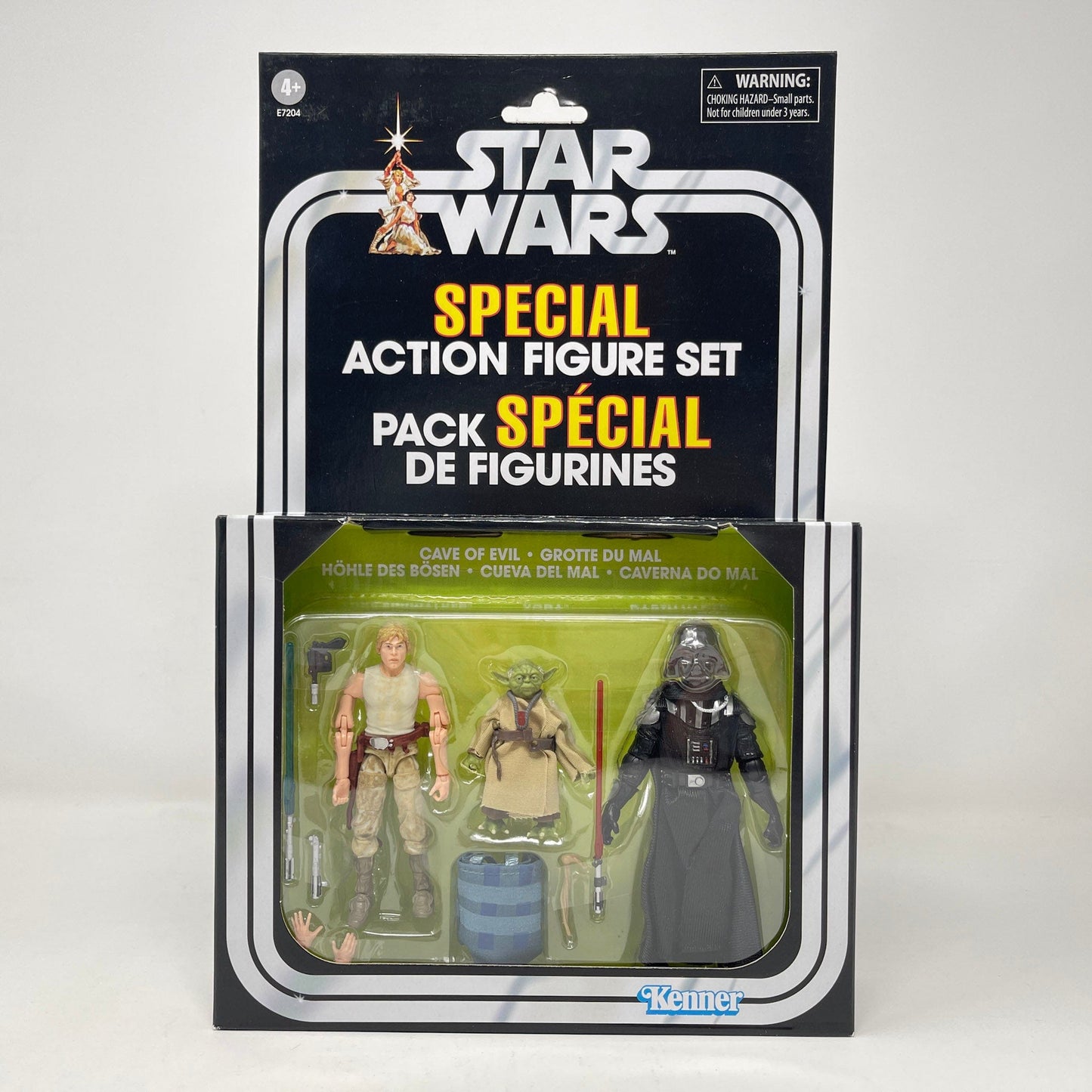 Vintage Hasbro Star Wars Vintage Collection Carded VC Cave Of Evil - Luke - Yoda - Darth Vader (2019) - The Vintage Collection Special Action Figure Set