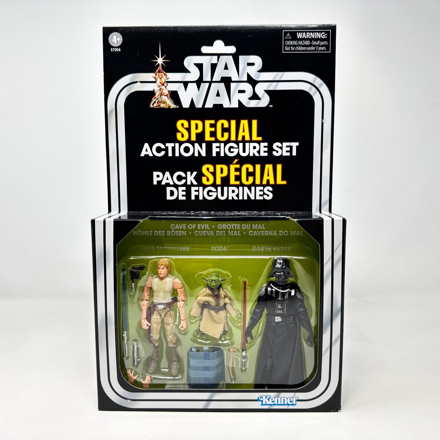 Vintage Hasbro Star Wars Vintage Collection Carded VC Cave Of Evil - Luke - Yoda - Darth Vader (2019) - The Vintage Collection Special Action Figure Set