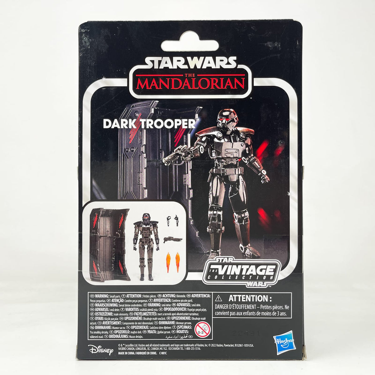Vintage Hasbro Star Wars Vintage Collection Carded VC Dark Trooper (The Mandalorian) - Deluxe (2022) - The Vintage Collection