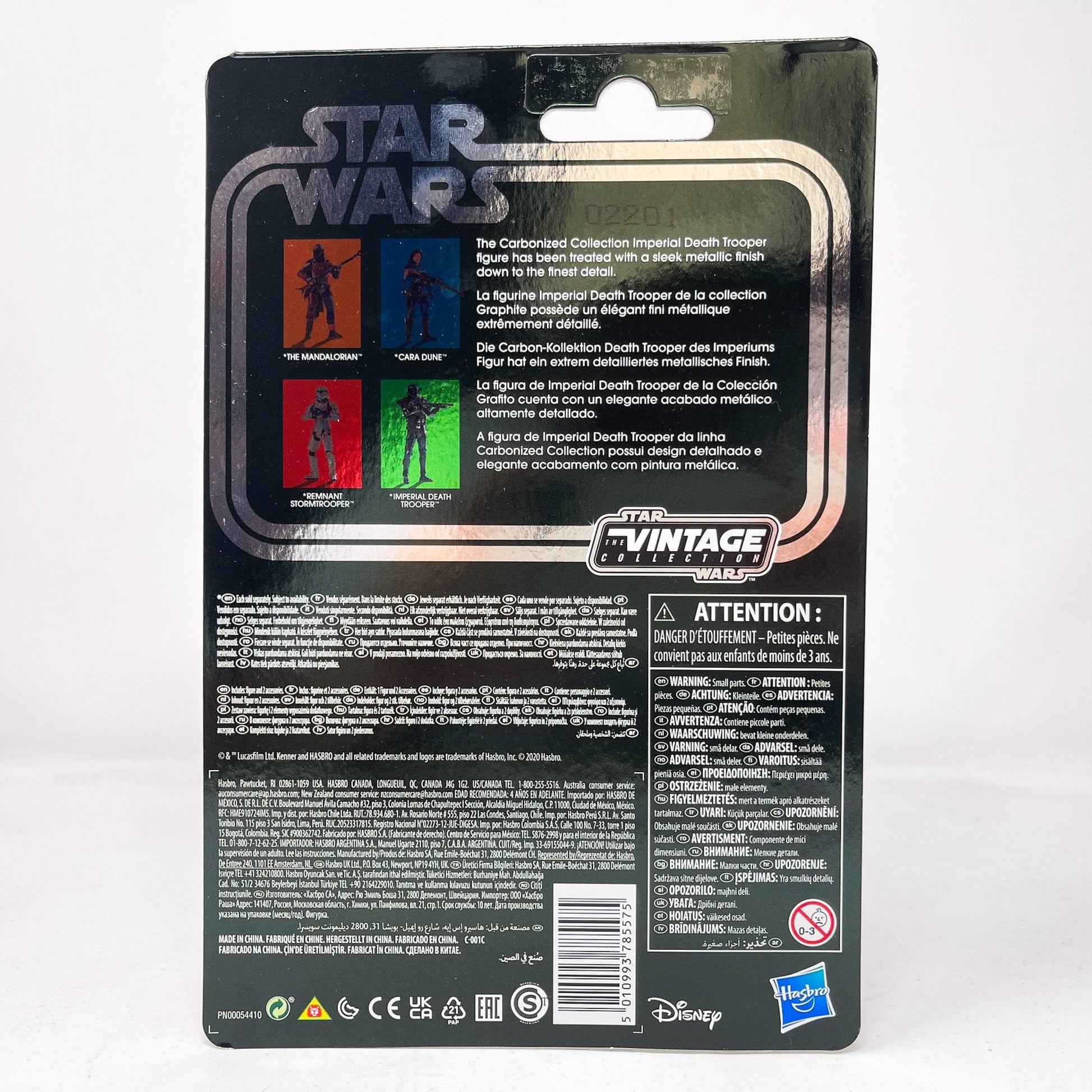 Vintage Hasbro Star Wars Vintage Collection Carded VC Imperial Death Trooper Carbonized - The Vintage Collection