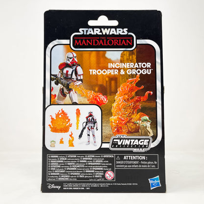 Vintage Hasbro Star Wars Vintage Collection Carded VC Incinerator Trooper & Grogu (Deluxe)- Hasbro Vintage Collection (2022)