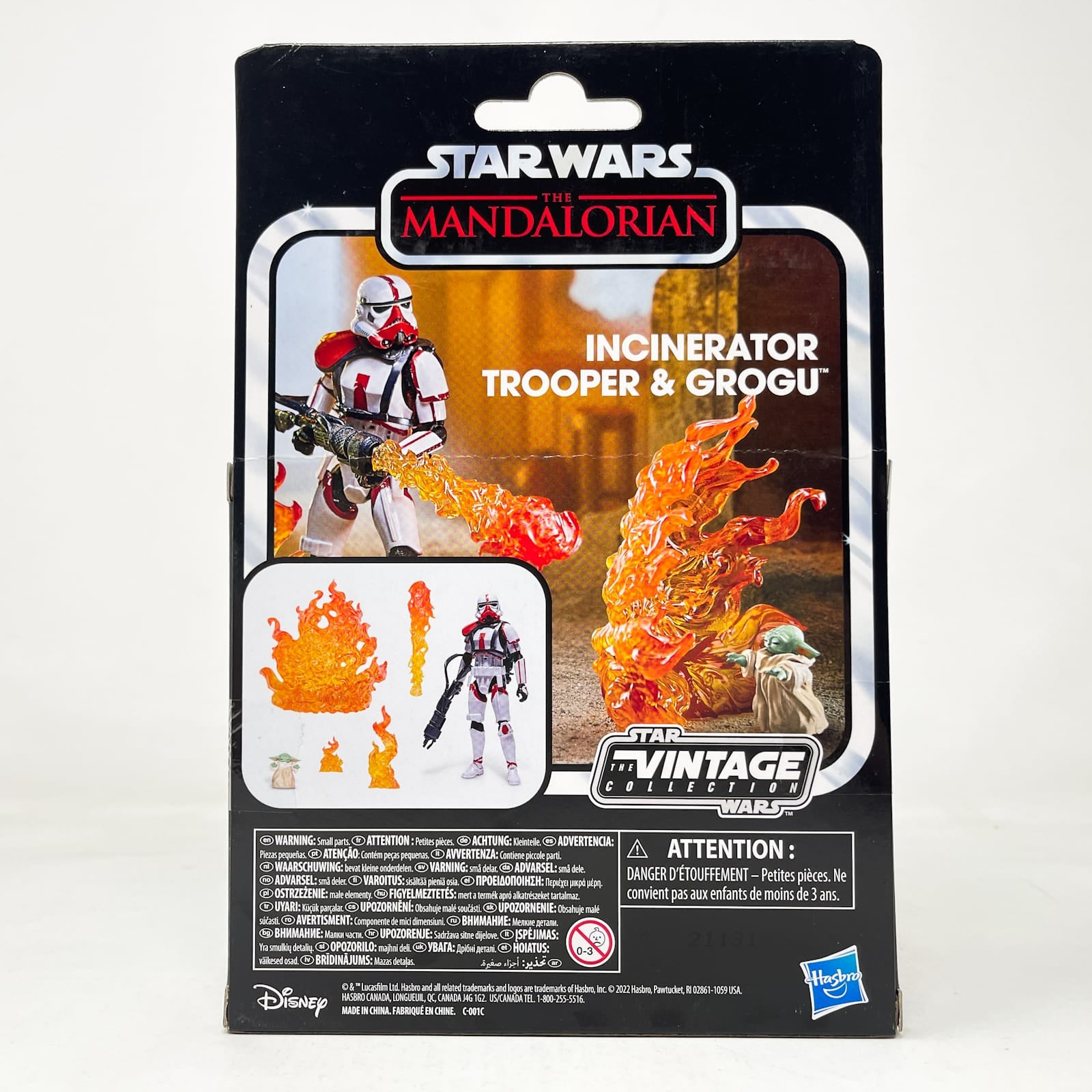 Vintage Hasbro Star Wars Vintage Collection Carded VC Incinerator Trooper & Grogu (Deluxe)- Hasbro Vintage Collection (2022)