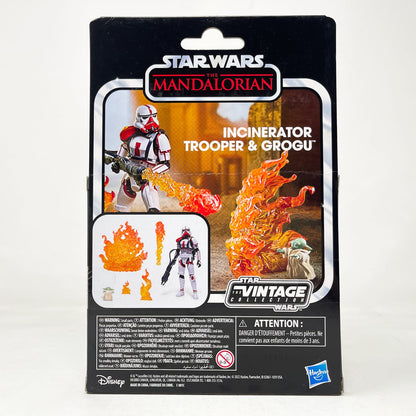 Vintage Hasbro Star Wars Vintage Collection Carded VC Incinerator Trooper & Grogu (Deluxe)- Hasbro Vintage Collection (2022)