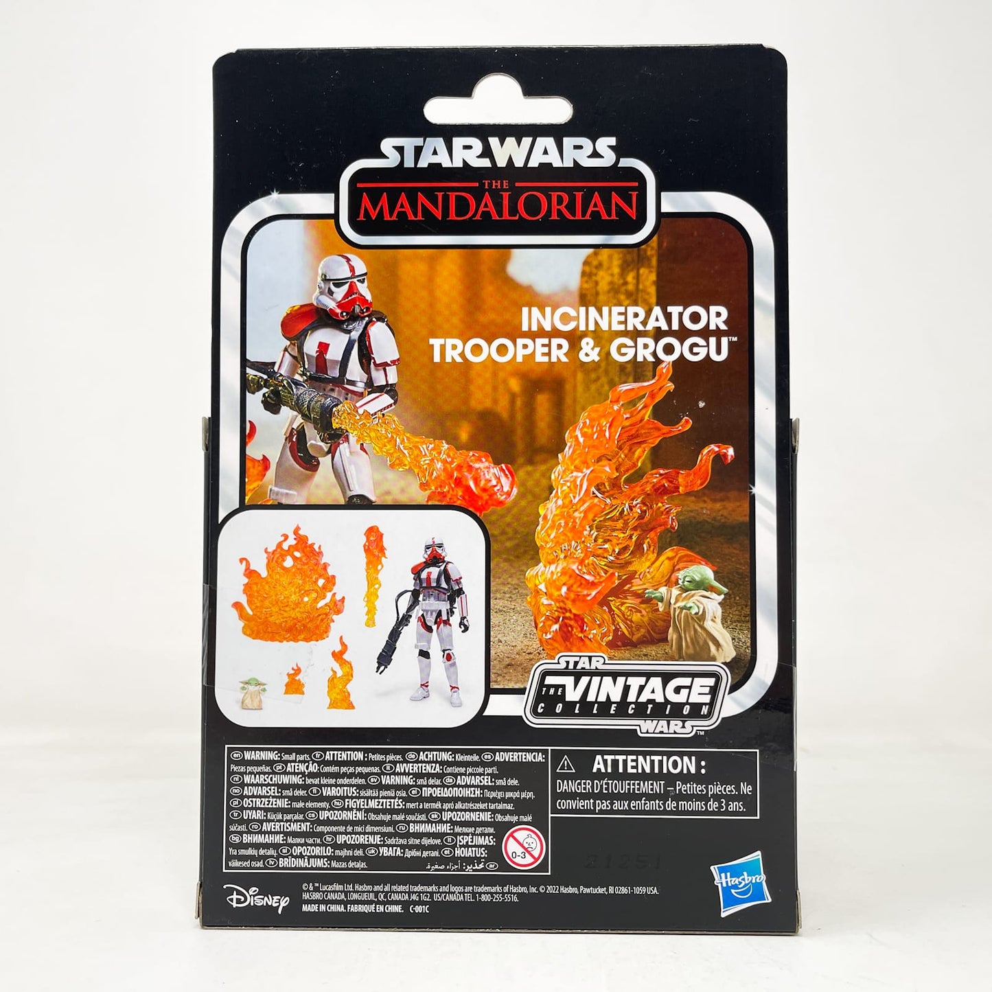 Vintage Hasbro Star Wars Vintage Collection Carded VC Incinerator Trooper & Grogu (Deluxe)- Hasbro Vintage Collection (2022)
