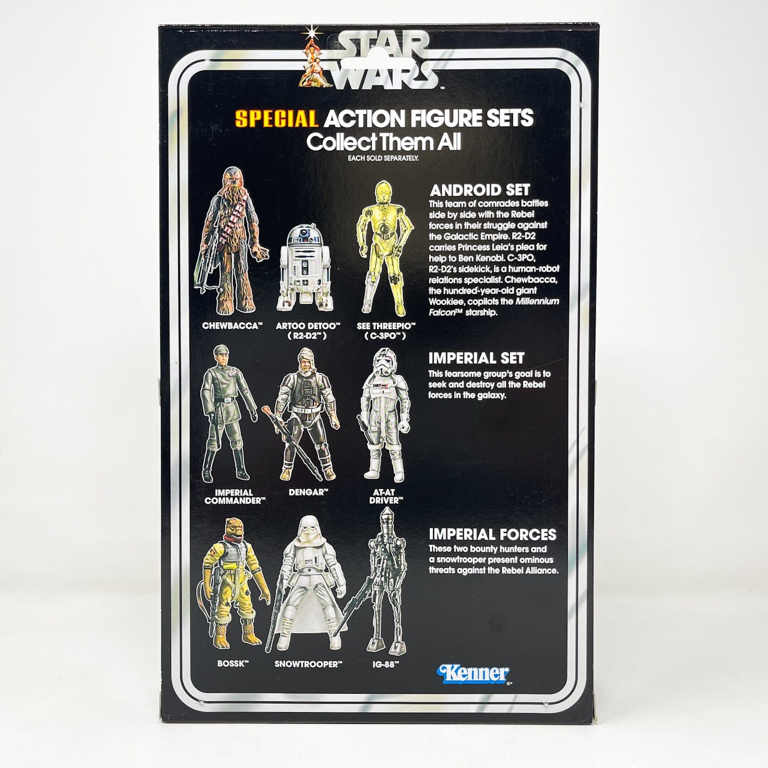 Vintage Hasbro Star Wars Vintage Collection Carded VC Multipack - Android Set - C-3PO, R2-D2, Chewbacca (2011) - Hasbro Vintage Collection Special Action Figure Set