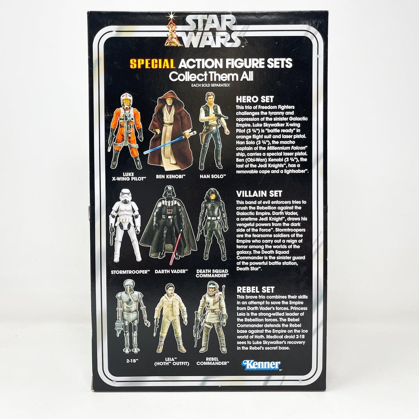 Vintage Hasbro Star Wars Vintage Collection Carded VC Multipack - Hero Set - Luke X-Wing, Ben Kenobi, Han Solo- Hasbro Vintage Collection Special Action Figure Set