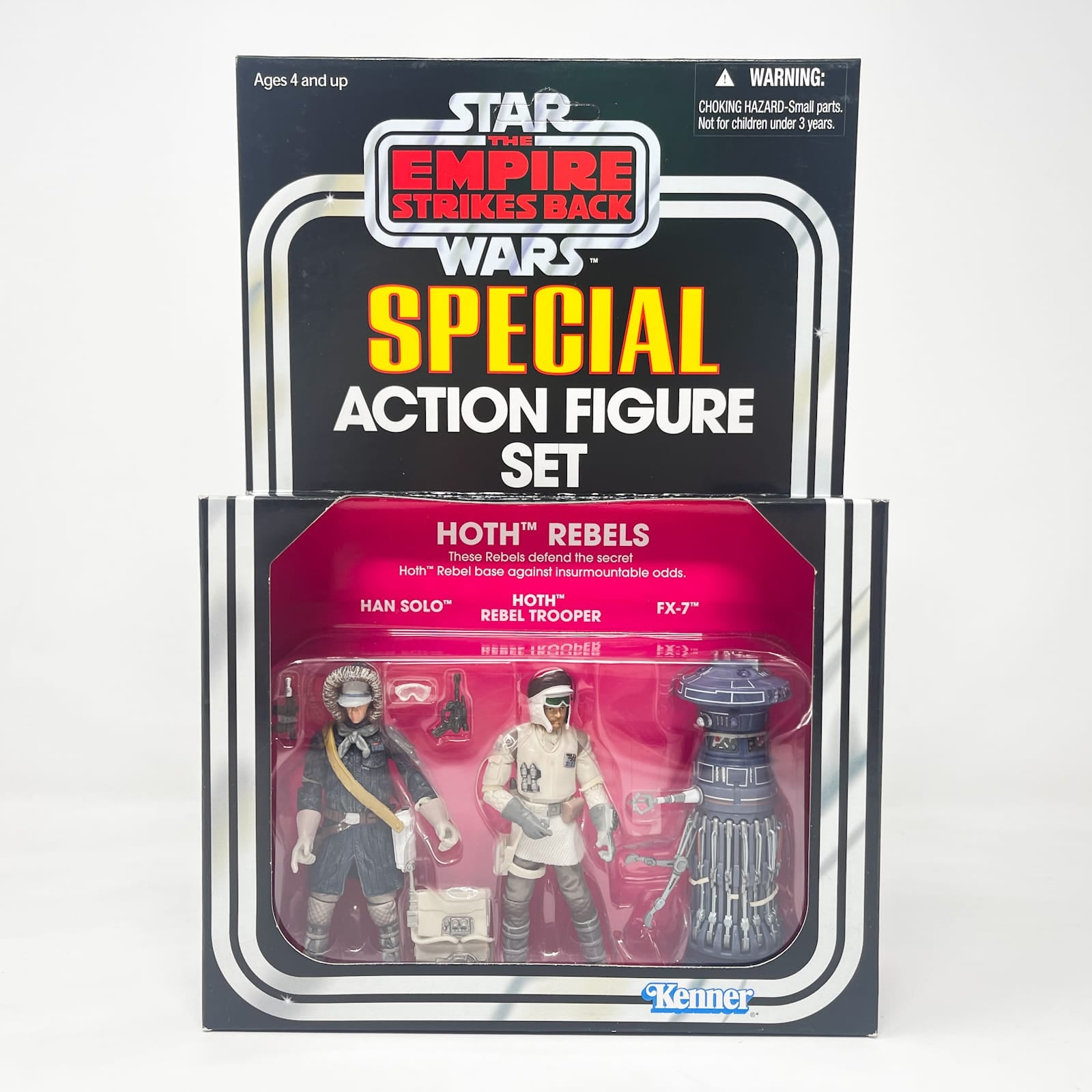 Vintage Hasbro Star Wars Vintage Collection Carded VC Multipack - Hoth Rebels Han Solo. Rebel Trooper, FX-7  - Hasbro Vintage Collection (2010)