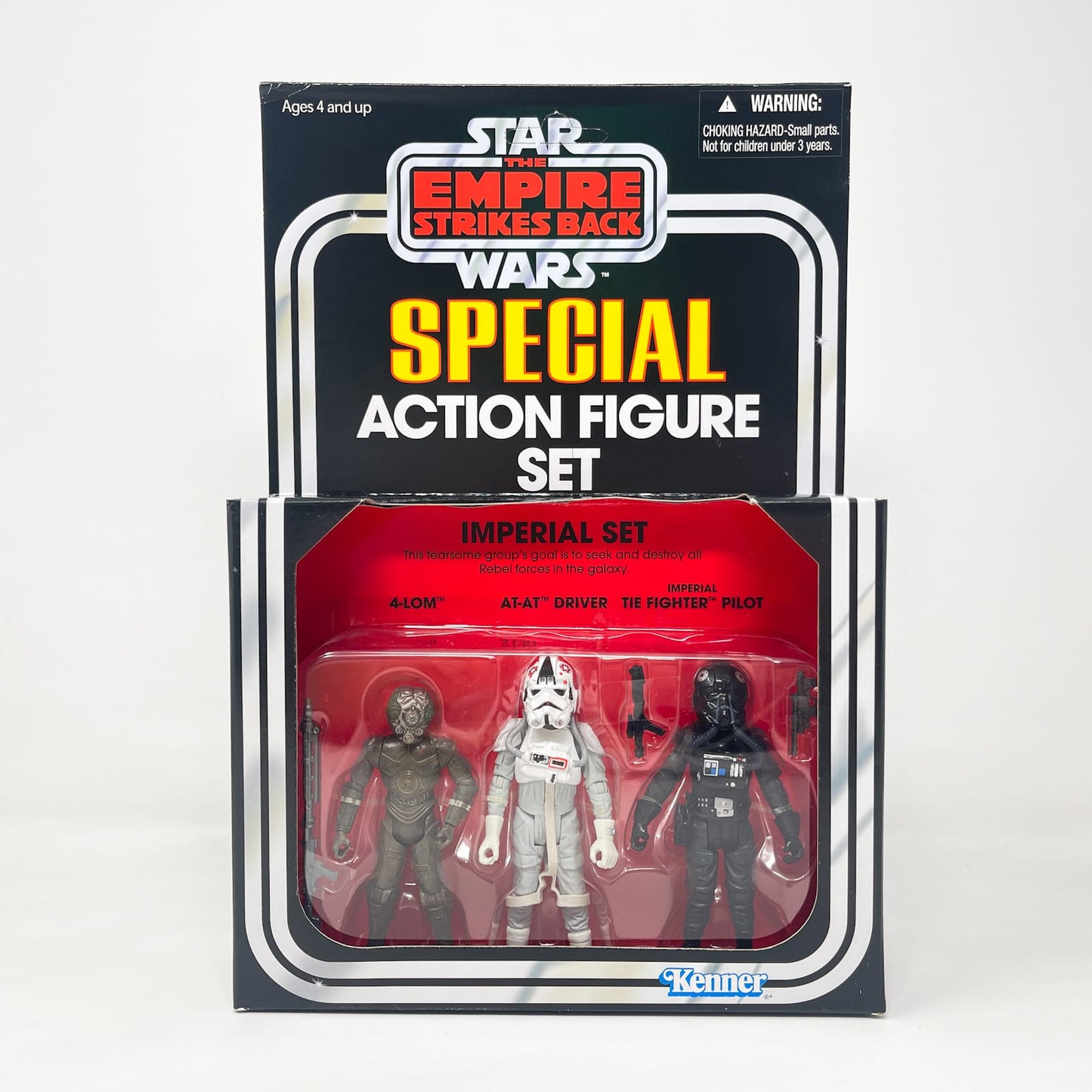 Vintage Hasbro Star Wars Vintage Collection Carded VC Multipack -Imperial Set 4-LOM, AT-AT Driver, TIE Pilot  - Hasbro Vintage Collection (2010)