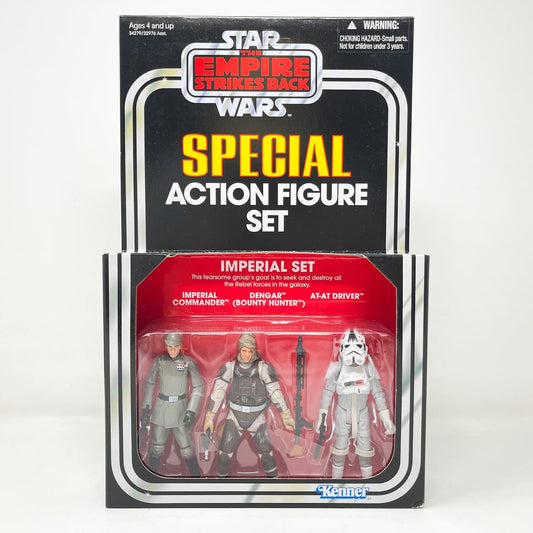 Vintage Hasbro Star Wars Vintage Collection Carded VC Multipack - Imperial Set - Dengar, AT-AT Driver, Imperial Commander - Hasbro Vintage Collection Special Action Figure Set
