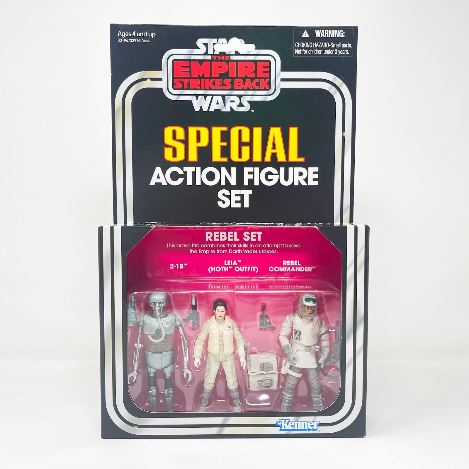 Vintage Hasbro Star Wars Vintage Collection Carded VC Multipack - Rebel Set - 2-1B, Leia Hoth, Rebelk Commander - Hasbro Vintage Collection Special Action Figure Set
