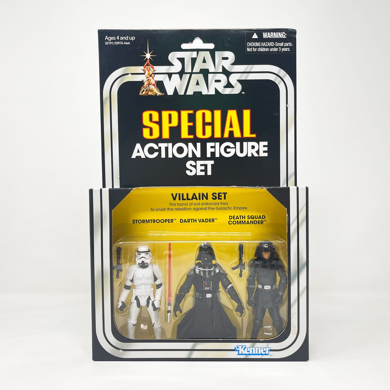 Vintage Hasbro Star Wars Vintage Collection Carded VC Multipack - Villain Set - Darth Vader, Stormtrooper, DSC - Hasbro Vintage Collection (2011)