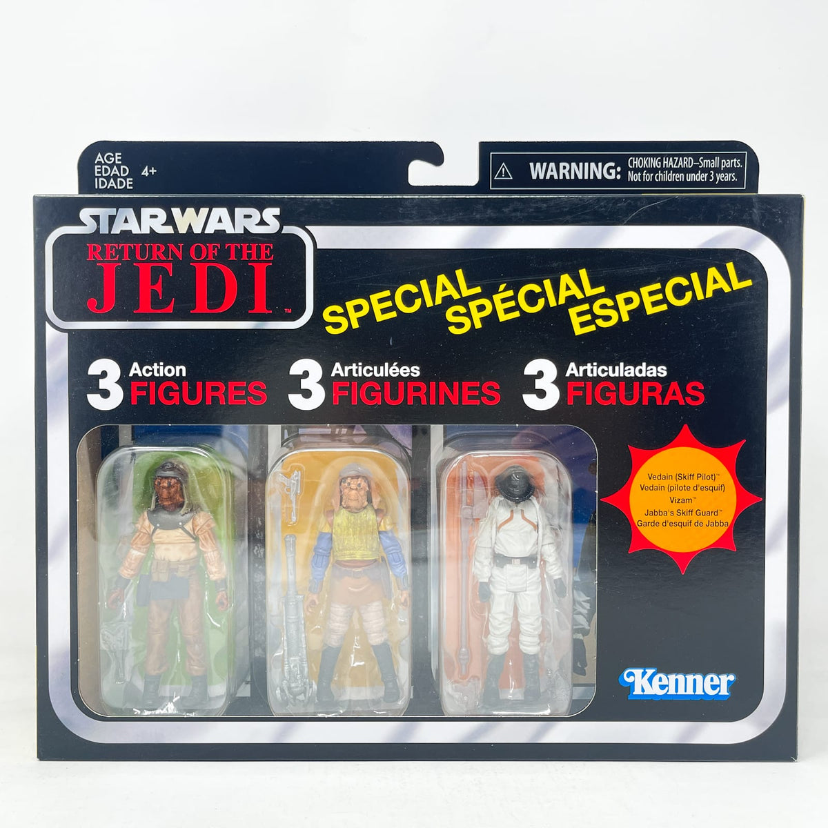 Vintage Hasbro Star Wars Vintage Collection Carded VC Skiff Guards Set - Vizam - Vedain - Brock Starsher - Hasbro The Vintage Collection Star Wars Special Action Figure Set