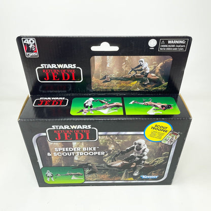 Vintage Hasbro Star Wars Vintage Collection Carded VC Speeder Bike & ROTJ Scout Trooper (Deluxe) - Hasbro Vintage Collection (2023)