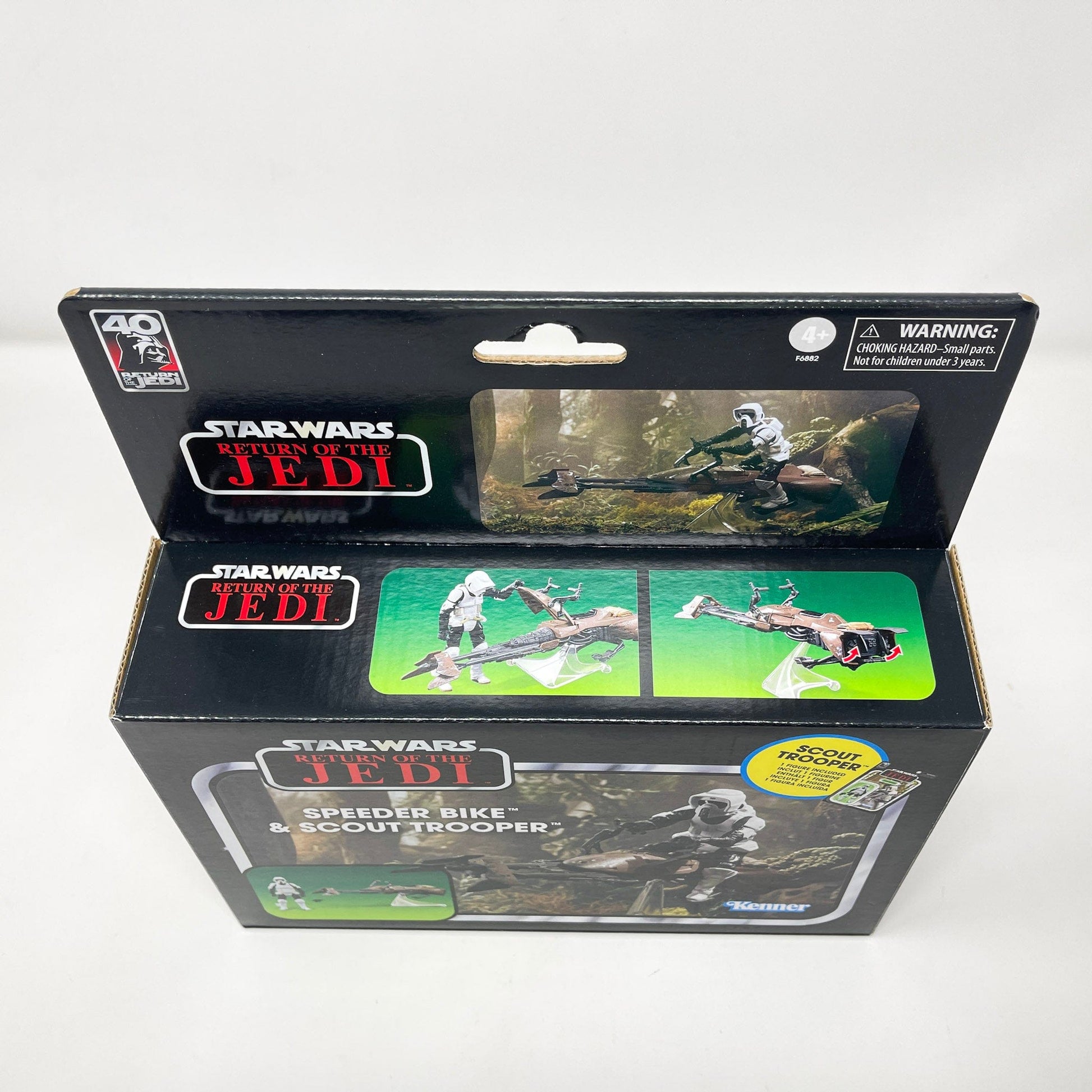 Vintage Hasbro Star Wars Vintage Collection Carded VC Speeder Bike & ROTJ Scout Trooper (Deluxe) - The Vintage Collection Hasbro Star Wars