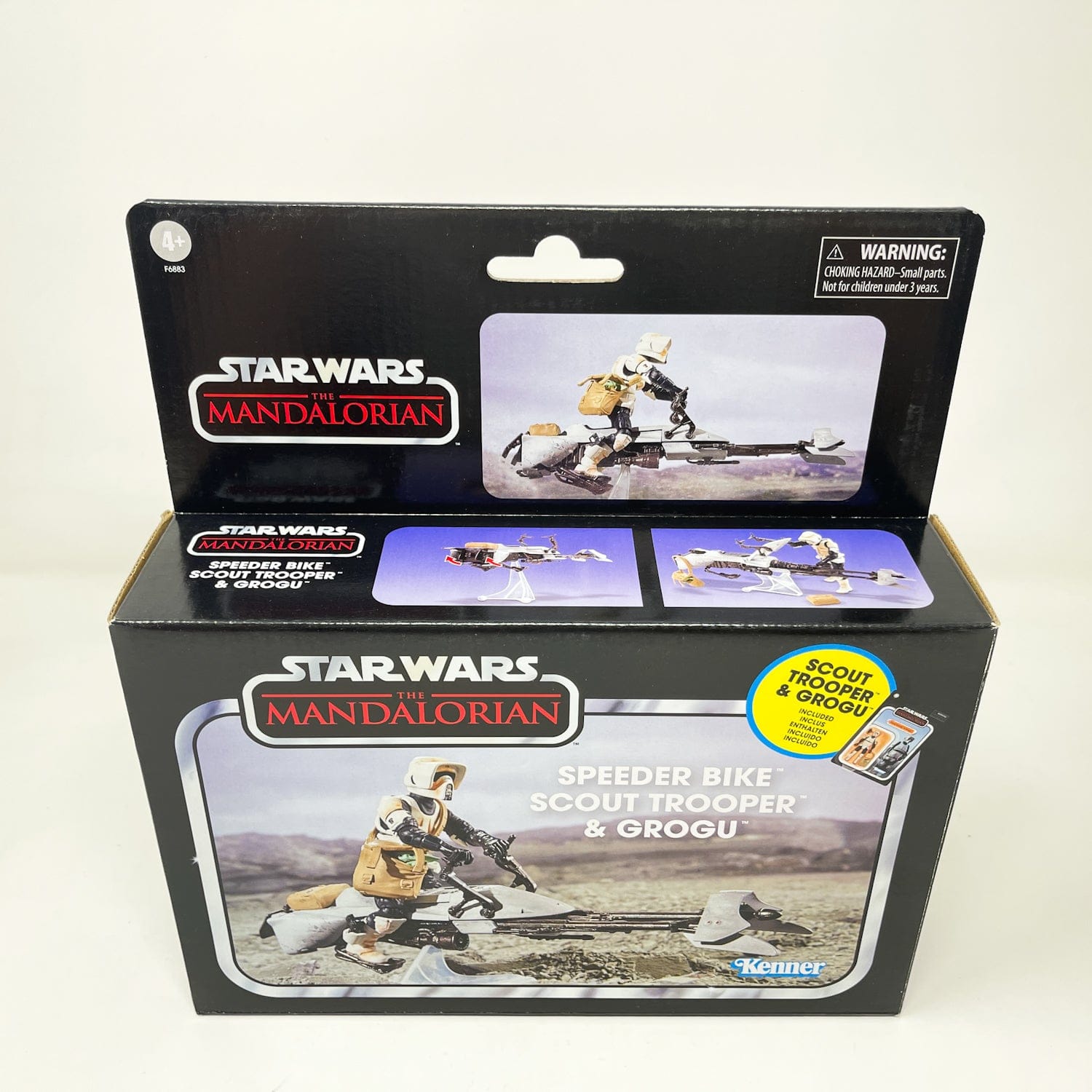 Vintage Hasbro Star Wars Vintage Collection Carded VC Speeder Bike - Scout Trooper & Grogu (Deluxe) - Hasbro Vintage Collection (2023)