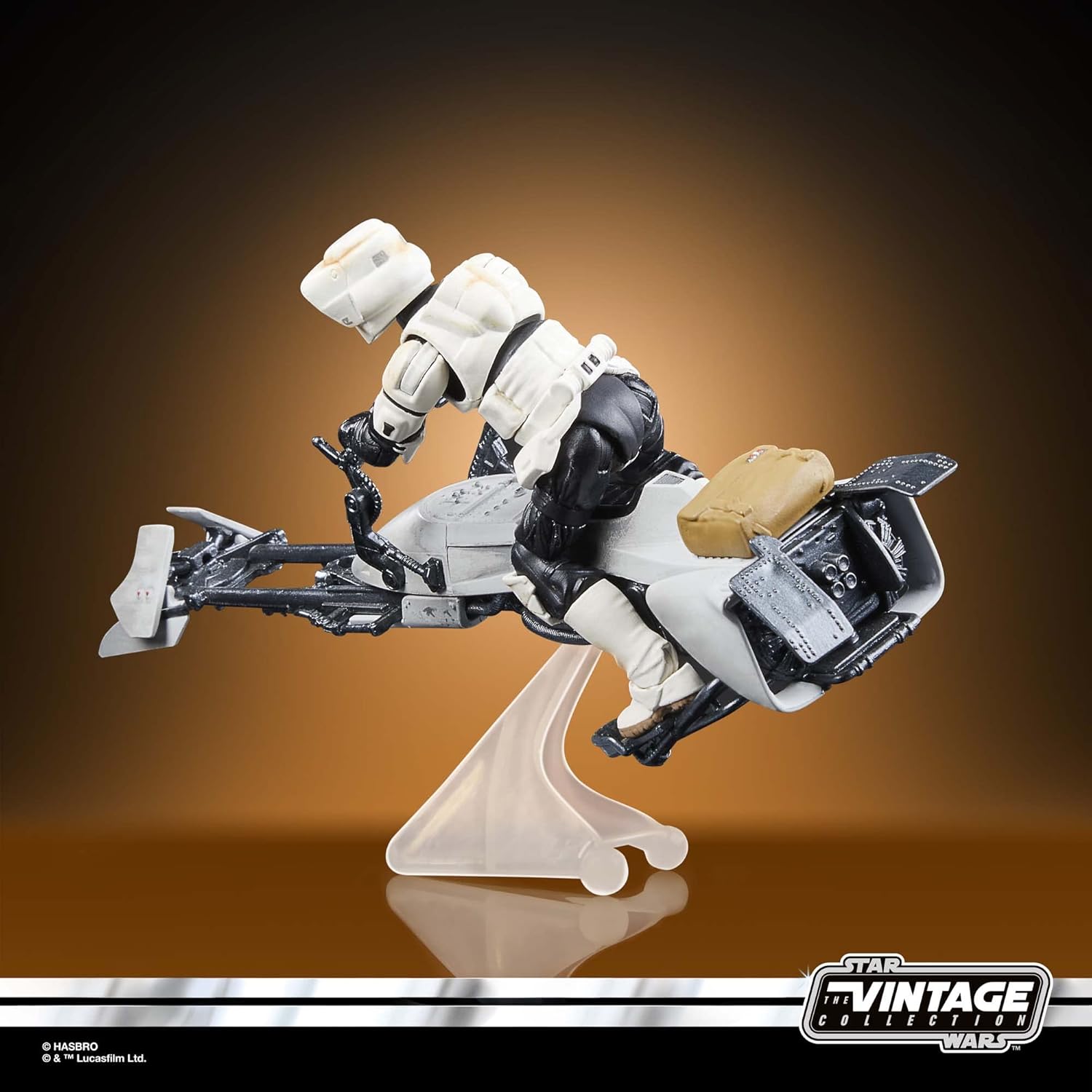 Vintage Hasbro Star Wars Vintage Collection Carded VC Speeder Bike - Scout Trooper & Grogu (Deluxe) - The Vintage Collection Hasbro Star Wars