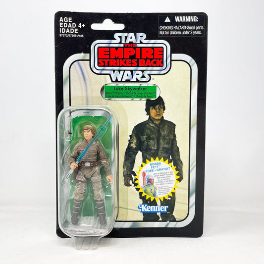 Vintage Hasbro Star Wars Vintage Collection Carded VC004 Luke Skywalker - Bespin Fatigues (2010) Canadian w/ ERROR Offer - The Vintage Collection Hasbro Star Wars