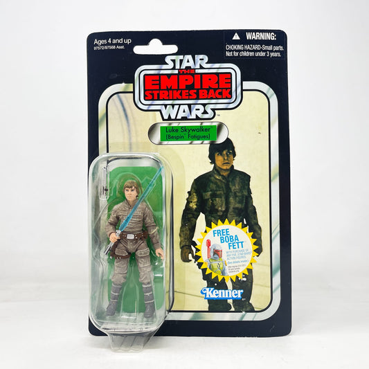 Vintage Hasbro Star Wars Vintage Collection Carded VC004 Luke Skywalker (Bespin Fatigues) Fett Offer (2010) - The Vintage Collection Hasbro