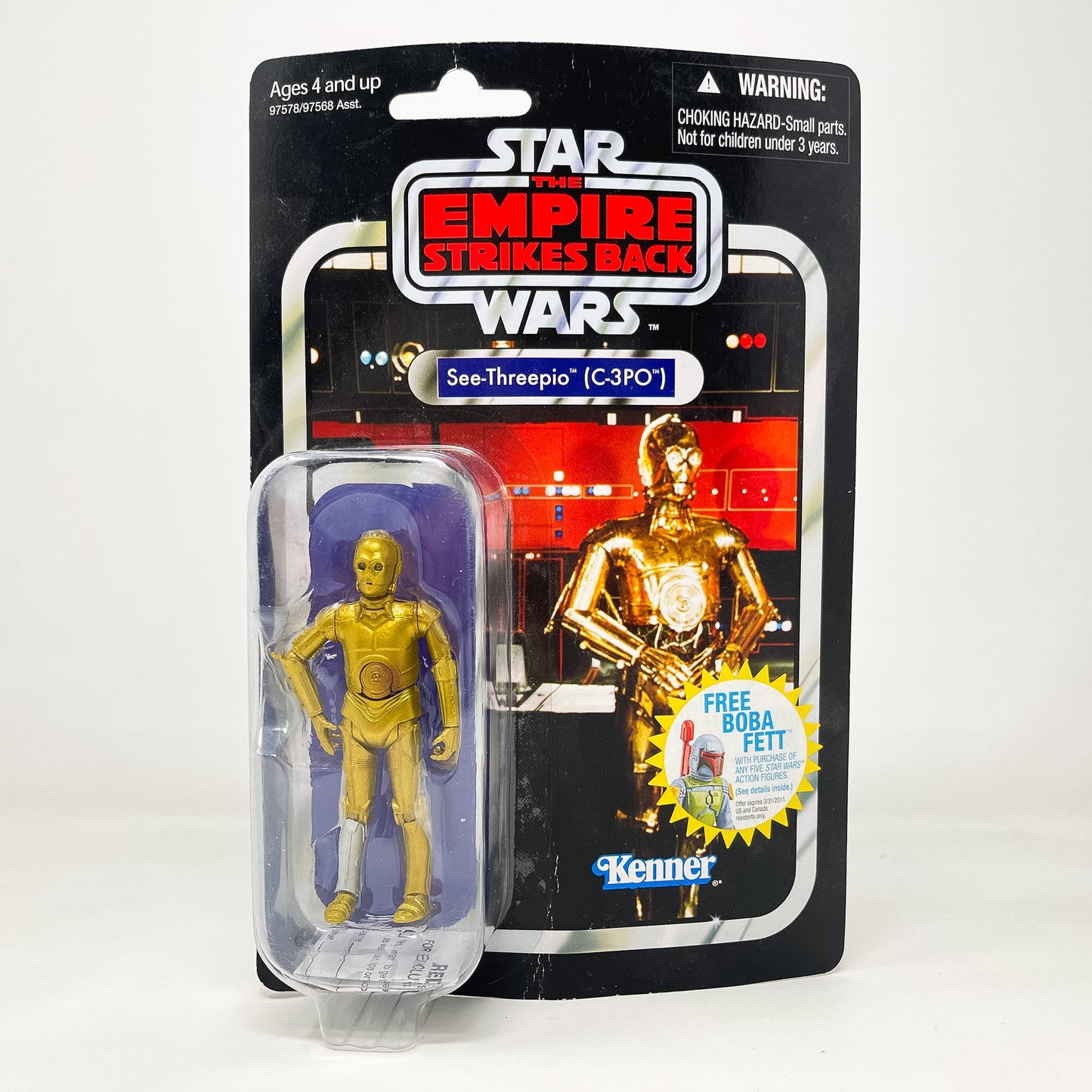 Vintage Hasbro Star Wars Vintage Collection Carded VC006 See-Threepio - C-3PO (2010) - The Vintage Collection Hasbro