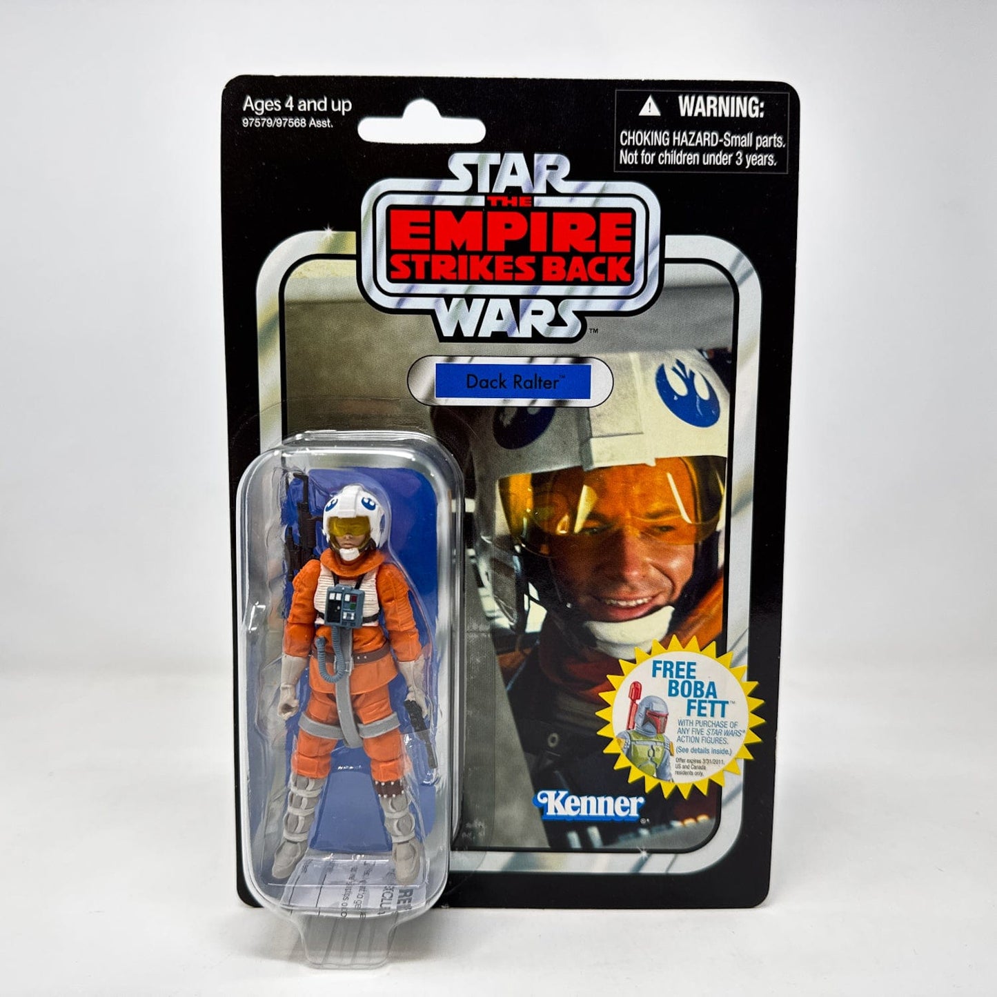 Vintage Hasbro Star Wars Vintage Collection Carded VC007 Dack Ralter - Snowspeeder Pilot 2010 - The Vintage Collection Hasbro