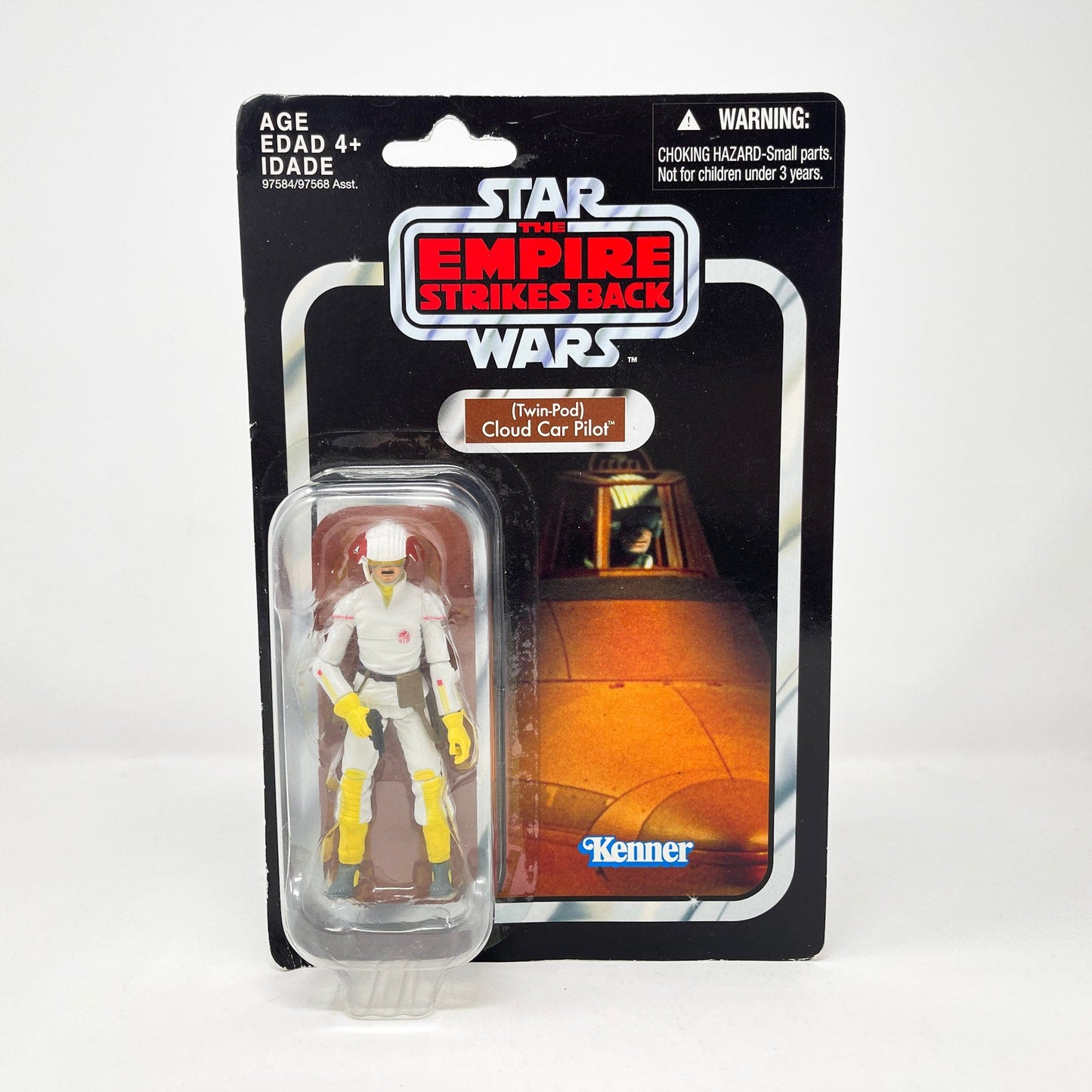 Vintage Hasbro Star Wars Vintage Collection Carded VC011 Cloud Car Pilot (Twin Pod) 2010 Canadian Offerless - The Vintage Collection