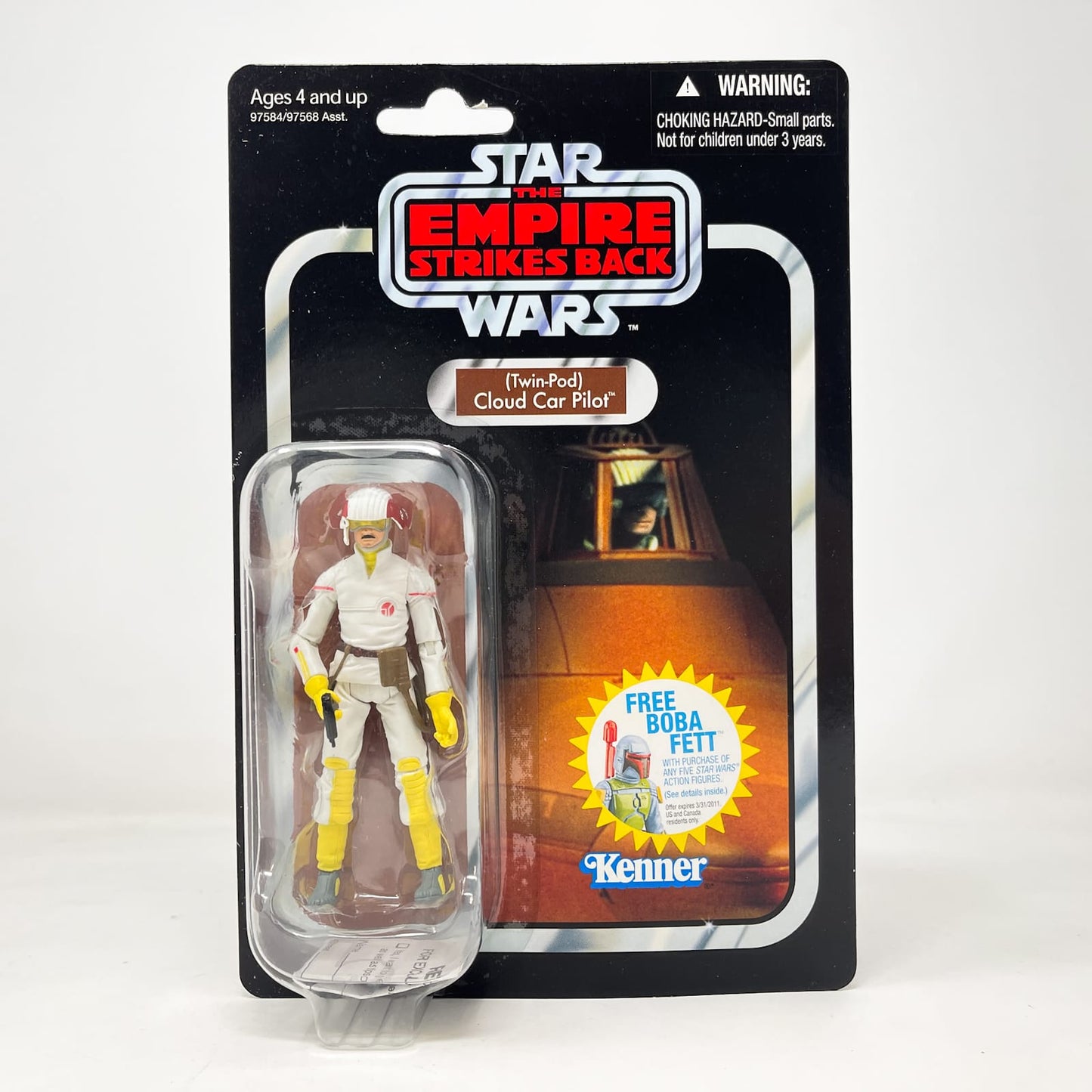 Vintage Hasbro Star Wars Vintage Collection Carded VC011 Cloud Car Pilot (Twin Pod) - The Vintage Collection Hasbro Star Wars