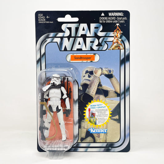 Vintage Hasbro Star Wars Vintage Collection Carded VC014 Sandtrooper Canadian - Corrected Boba Offer - The Vintage Collection (2010)
