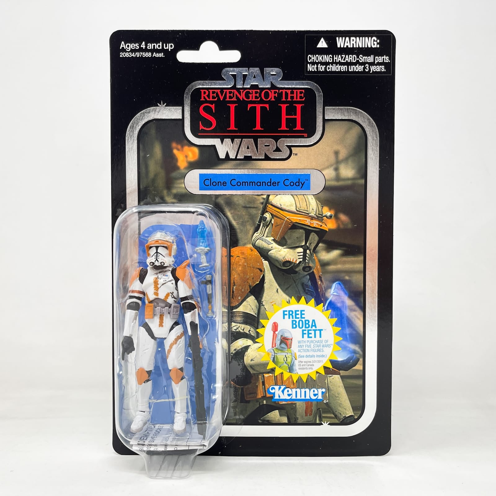Vintage Hasbro Star Wars Vintage Collection Carded VC019 Clone Commander Cody FOIL - The Vintage Collection (2010)