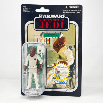 Vintage Hasbro Star Wars Vintage Collection Carded VC022 Admiral Ackbar - ROTJ (2010) Canadian w/ Corrected Boba Fett Offer - The Vintage Collection